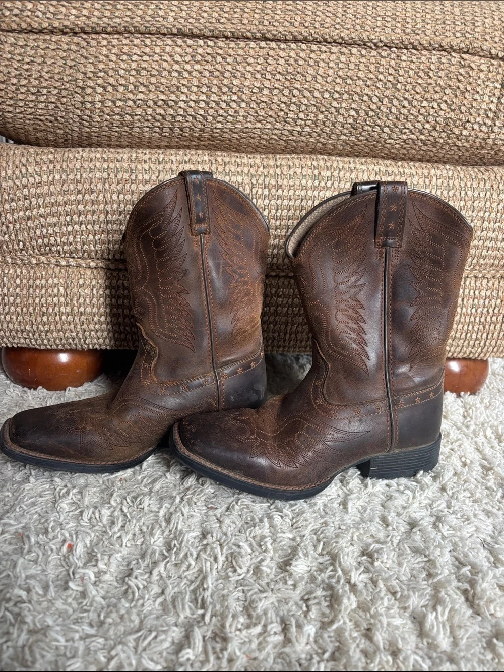 Ariat Brown Kids Cowboy Boots
